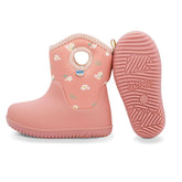Jan + Jul Kids Toasty Dry Lite Winter Boots - Apricot Flower